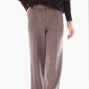 Banana Republic Jackson Fit Women’s Size 12L Wool Dress Pants Brown 36” Inseam